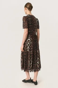 Online Soaked in Luxury SLAldora Leopard Kjole