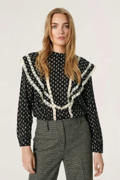 New Soaked in Luxury SLLinetta Bluse