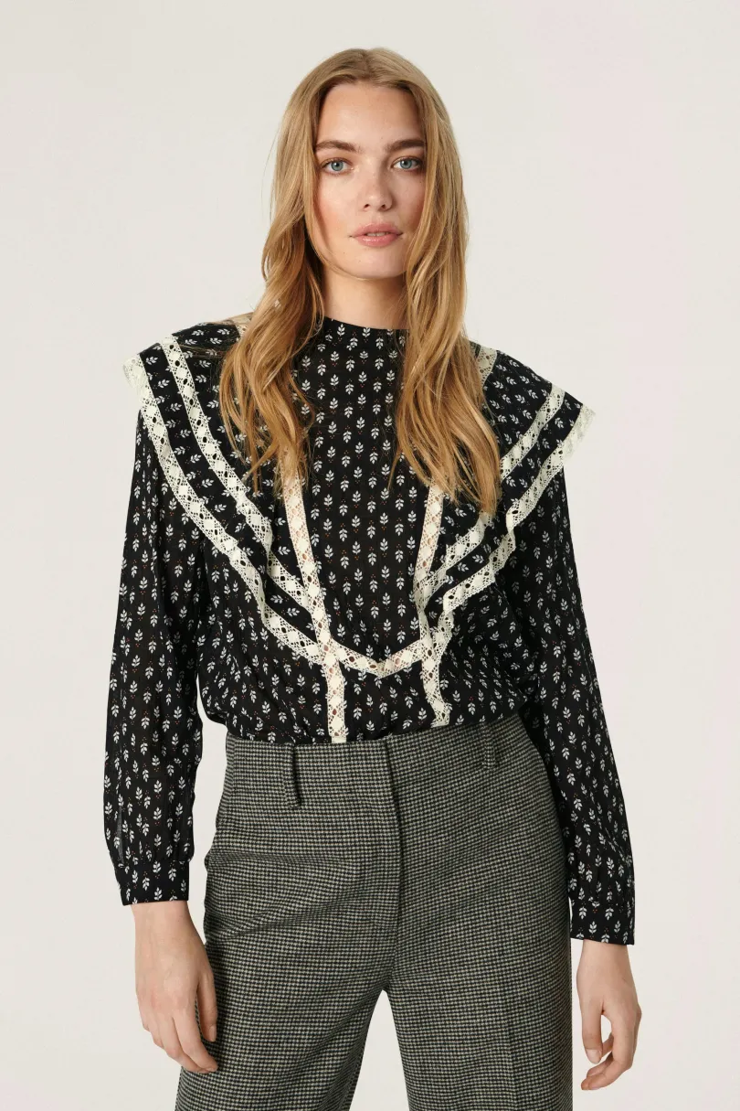 New Soaked in Luxury SLLinetta Bluse