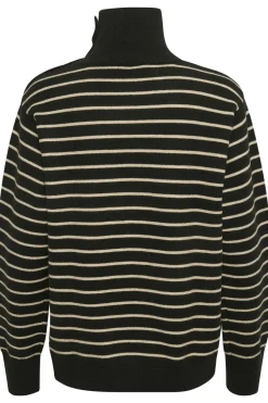 Sale Soaked in Luxury SLLyrica Stripe Strik Pullover LS