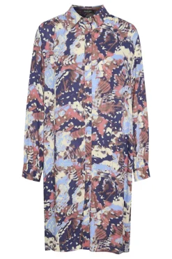 Clearance Soaked in Luxury SLMayana Shirt Dress LS