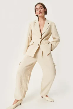 Clearance Soaked in Luxury SLPauline Blazer CastleWall