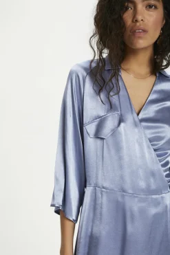 New Soaked in Luxury SLRozela Wrap Kjole