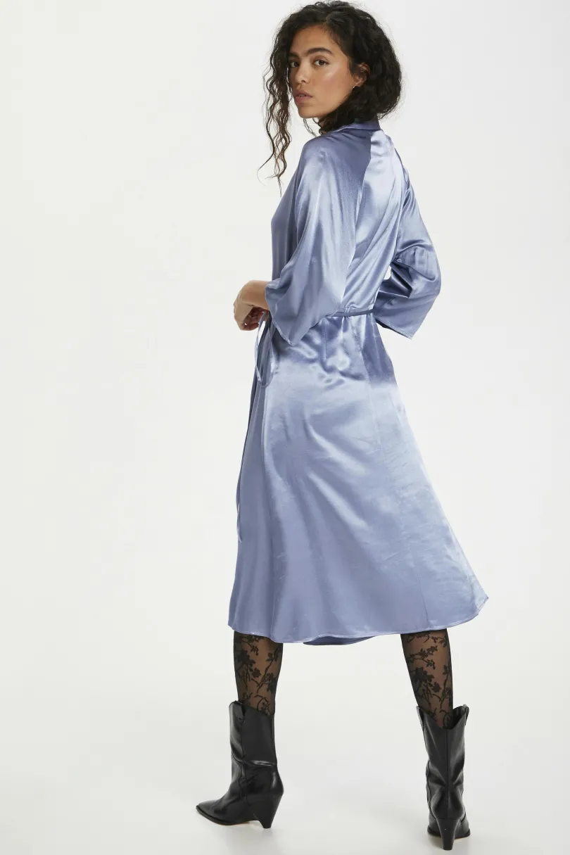 New Soaked in Luxury SLRozela Wrap Kjole
