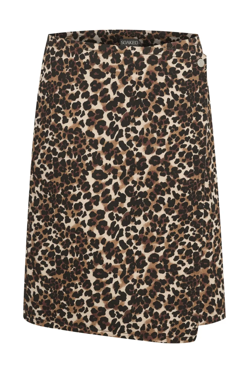 Online Soaked in Luxury SLTessie Nederdel BeigeLeopard