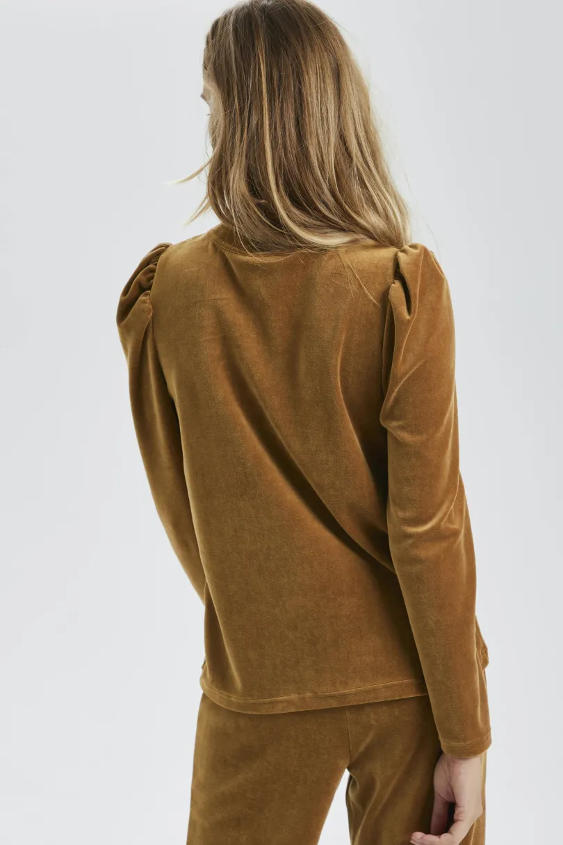 Clearance Soaked in Luxury SLVelvetina Bluse