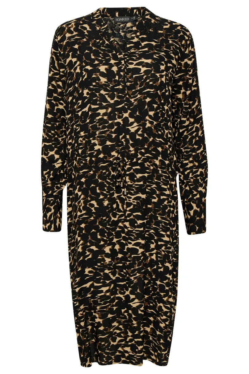 Soaked in Luxury SLZaya Kjole Tiger´sEyeLeafPrint